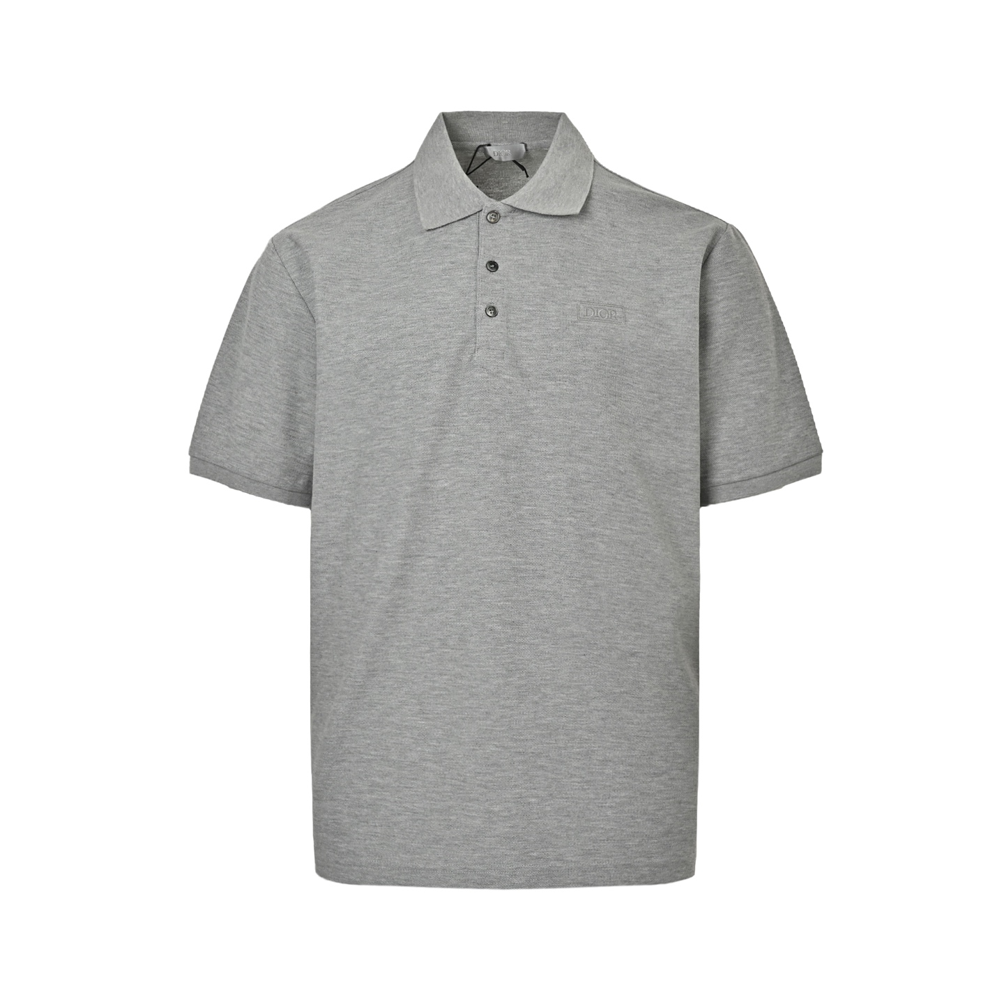 Dior Square Embroidery Polo Short Sleeve
