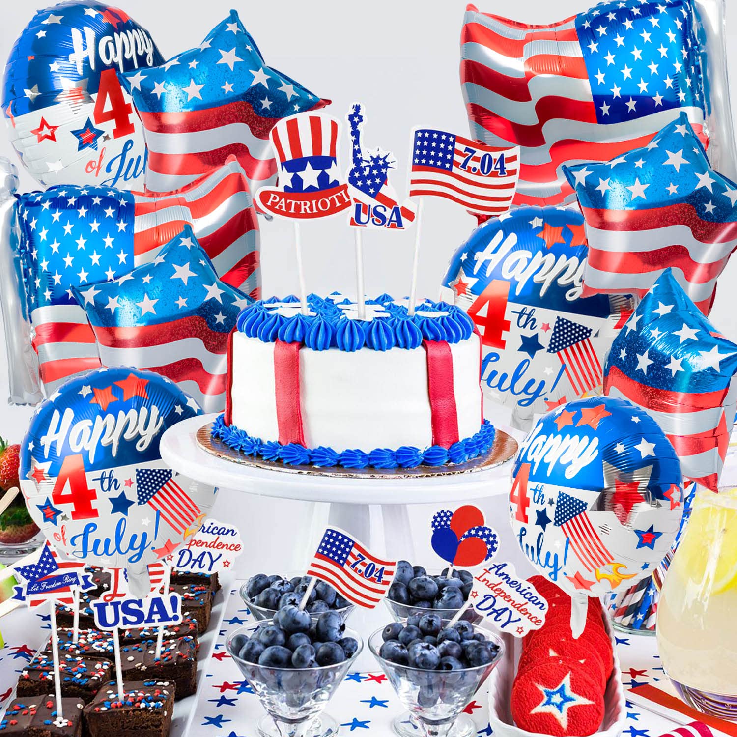 🔥Hot Sale🔥Independence day balloons 4th of July Balloon Party Decorations Supplies