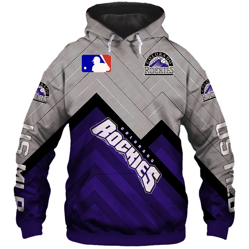 COLORADO ROCKIES 3D HOODIES CR002