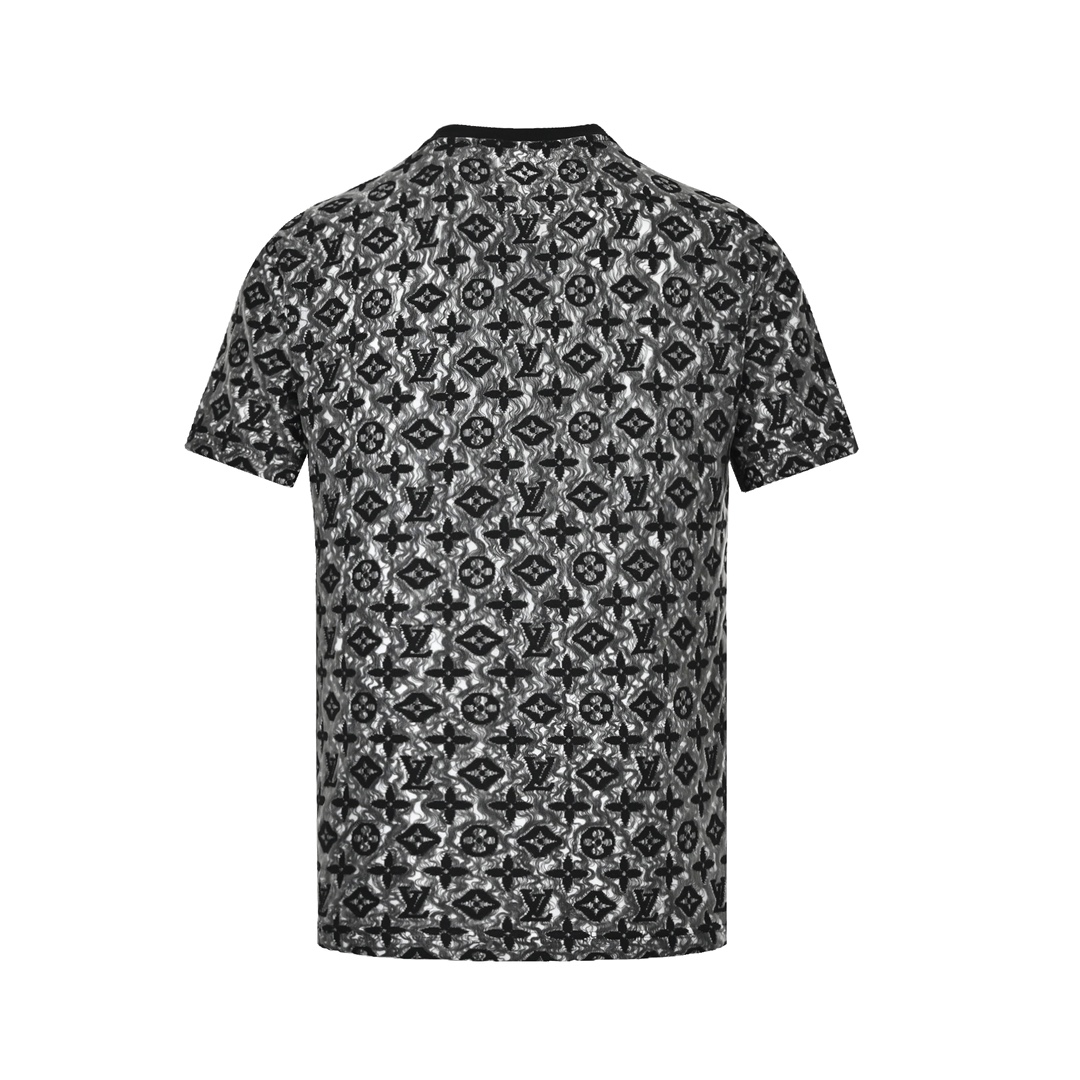 Louis Vuitton 23ss double mesh jacquard monogram short sleeves