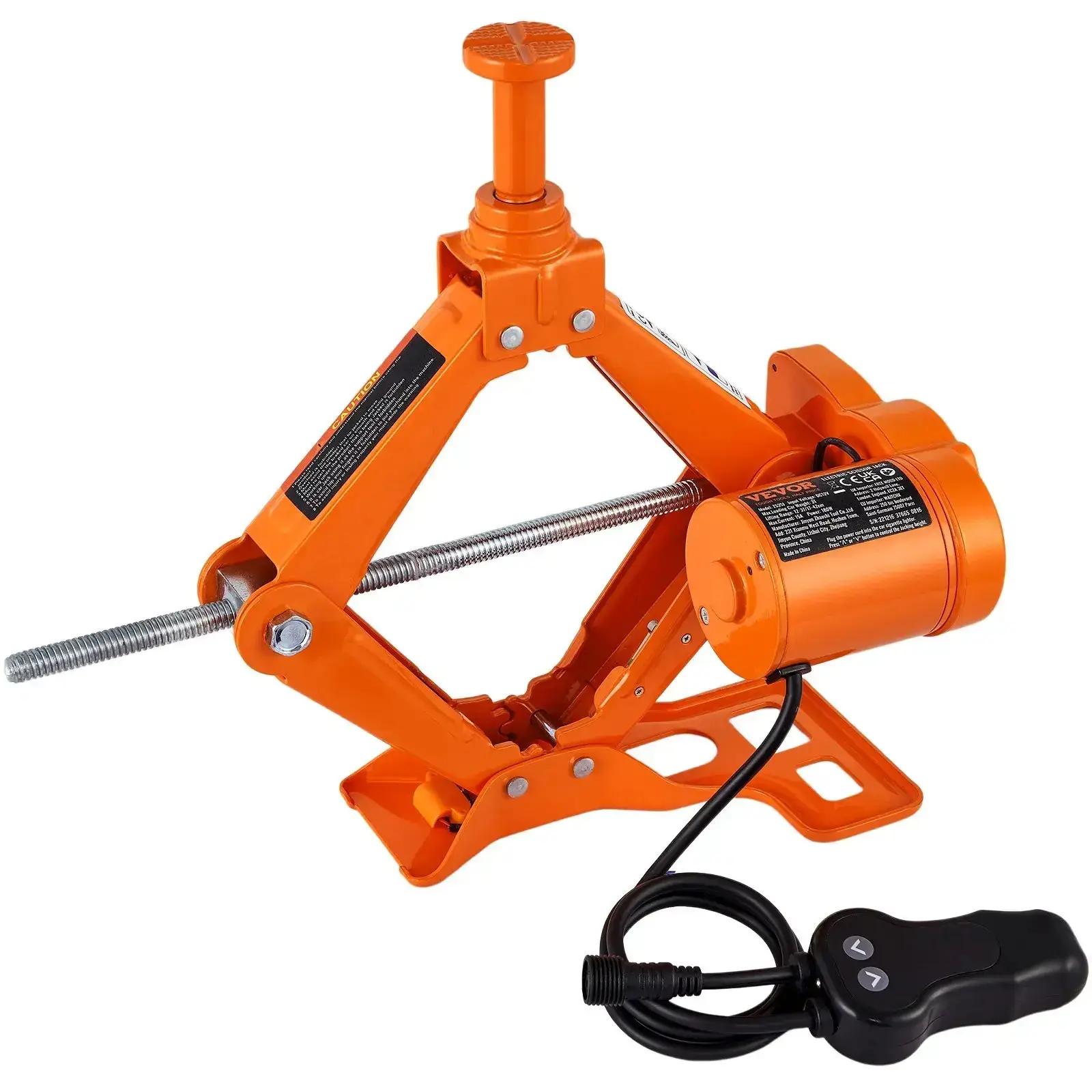 Electric Car Jack Set, Max 5 Ton/11023 LBS Hydraulic Jack/Scissor Jack  with Electric Impact Wrench, Built-in Inflatable Pump and LED Light, Portable Car Lift for SUV MPV Sedan Truck Change Tires Garage Repair