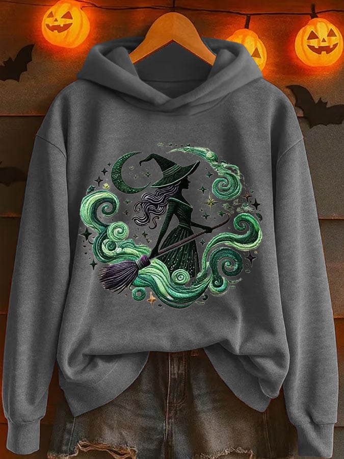 🔥Buy 3 Get 10% Off🔥Women's Halloween Print Hooded Sweatshirt