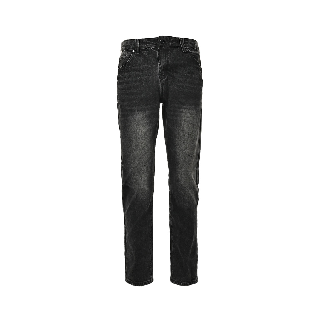 Prada 23Fw triangle logo embossed washed denim