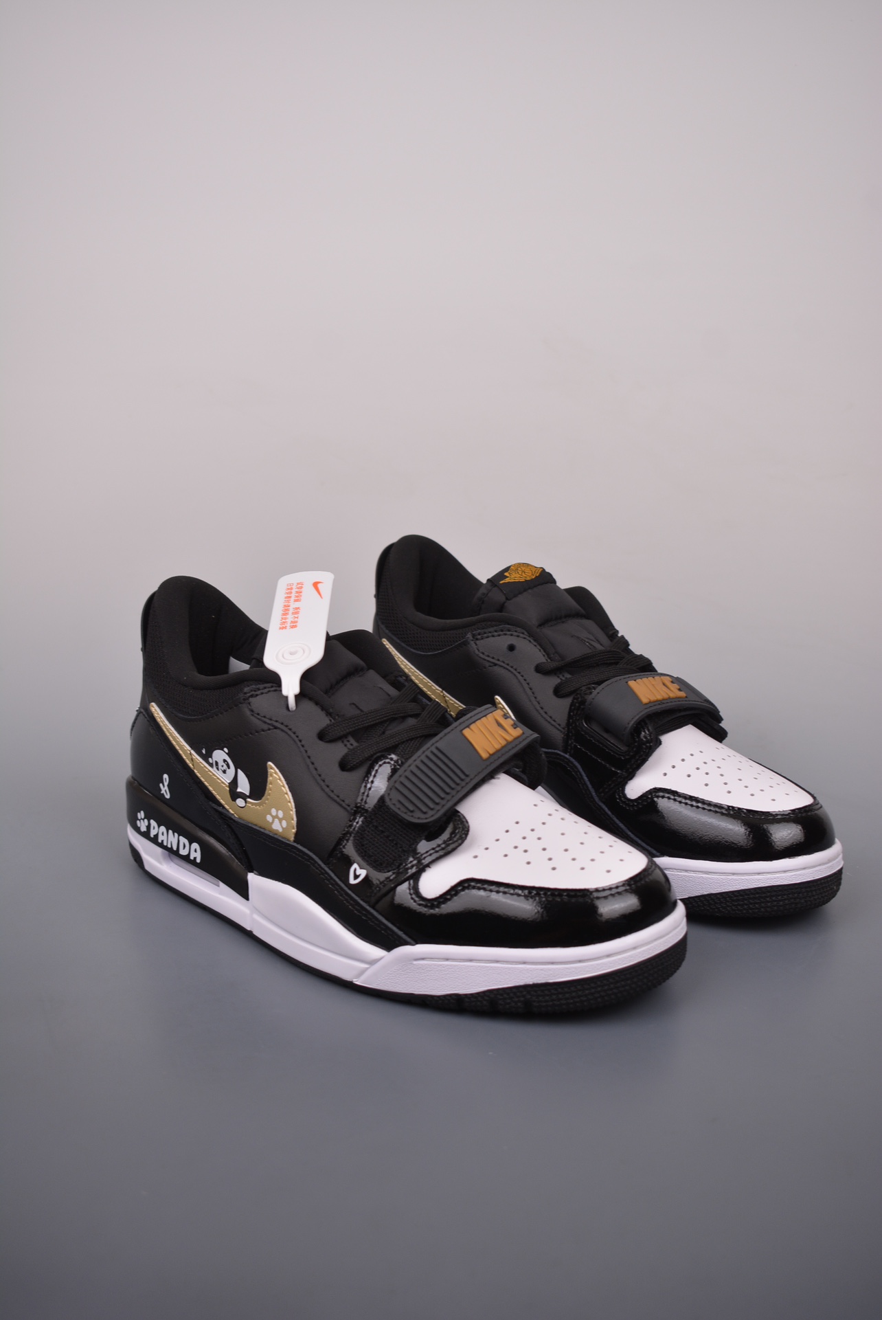 Nike Air Jordan Legacy 312 Low Black White Gold Panda CD7069-071
