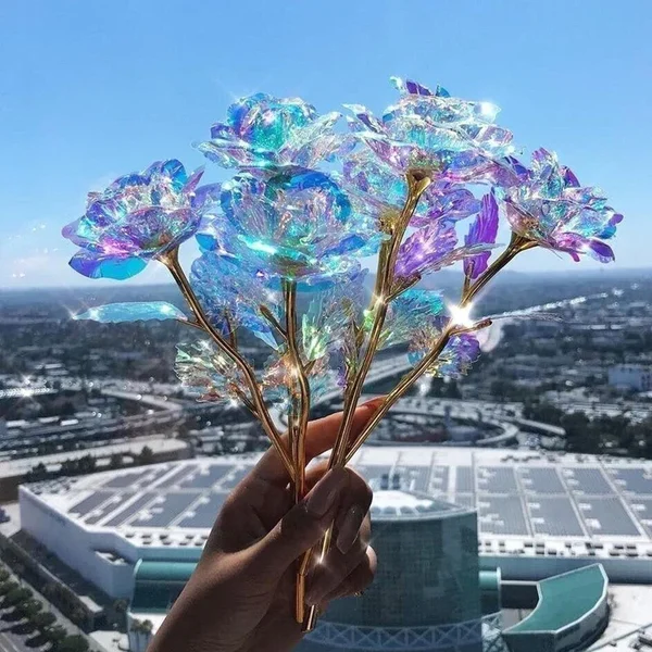 🎁A lovely GIFT! 💐Colorful Crystal Rose（Last day of special sale）