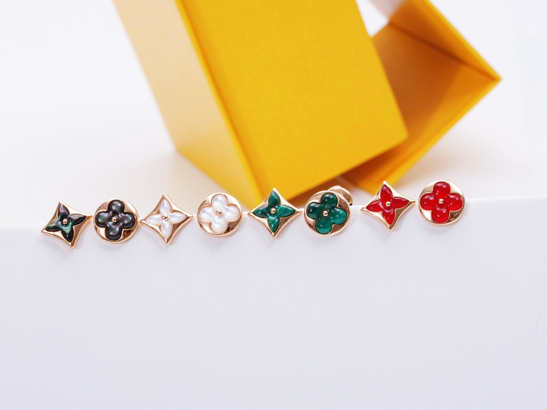 Louis Vuitton Presbyopia AB Mother-of-Pearl Earrings