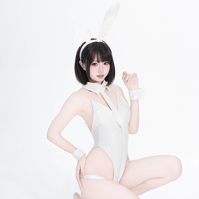 Cosplay Sexy Bunny Girl Backless Uniform Jumpsuit Lingerie