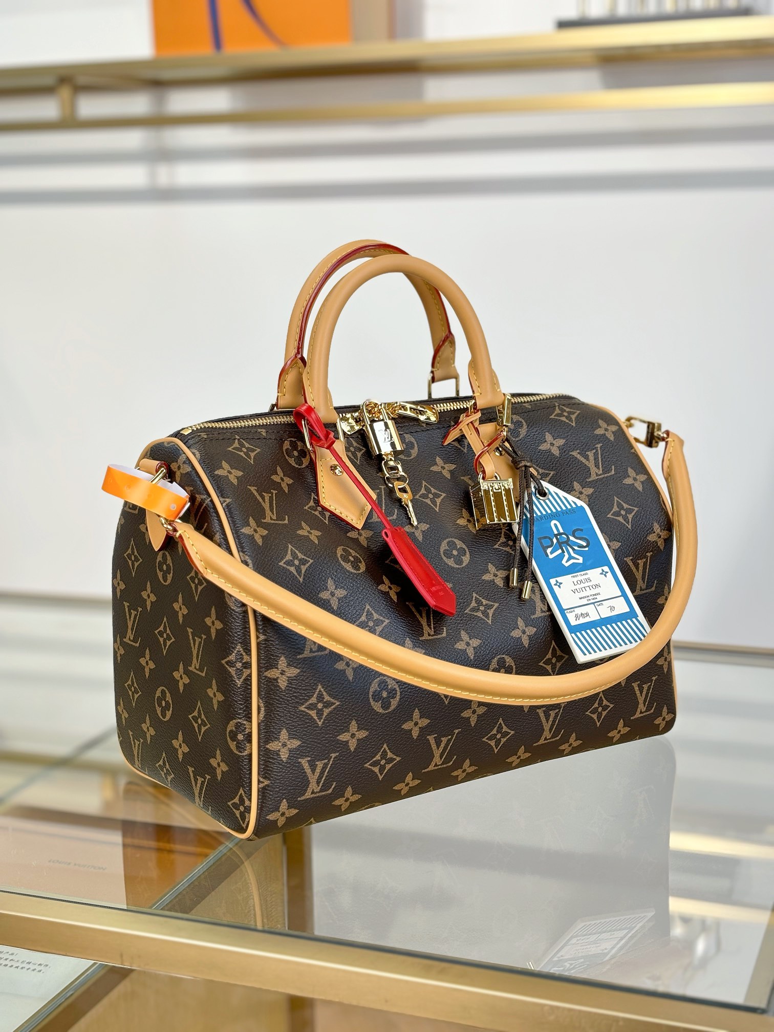 Louis Vuitton SPEEDY SOFT 30 DARK Handbag M11945