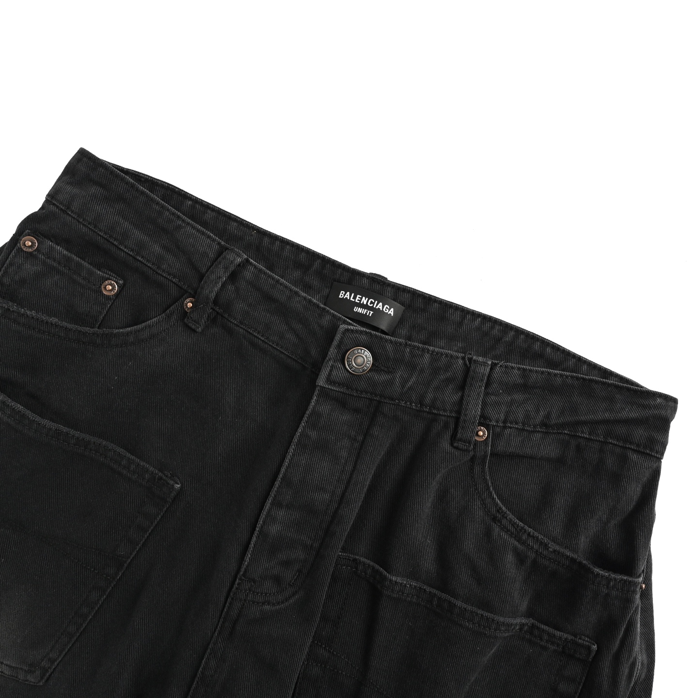 Balenciaga 24ss reverse pocket denim shorts