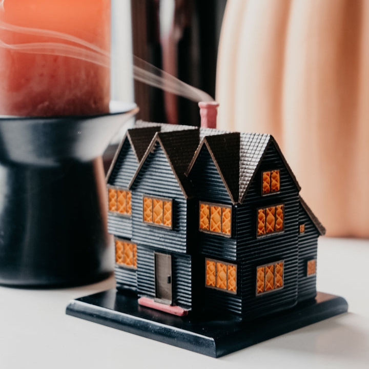 🔮🧙‍♀️Salem Witch House Incense Burner🍂🏠