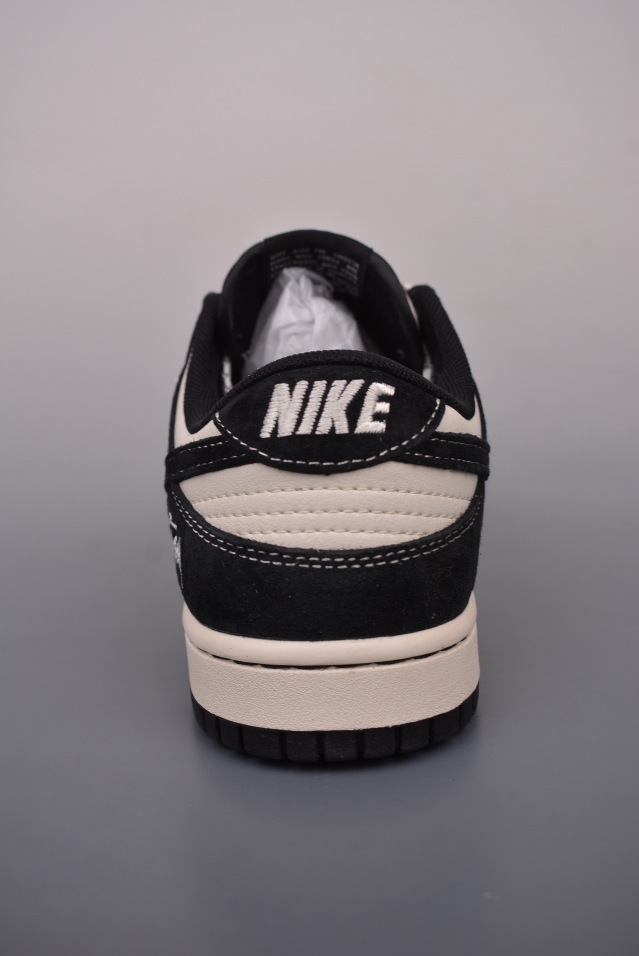 Stussy x Nike SB Dunk Low Black Myth Wu kong black and white embroidery
