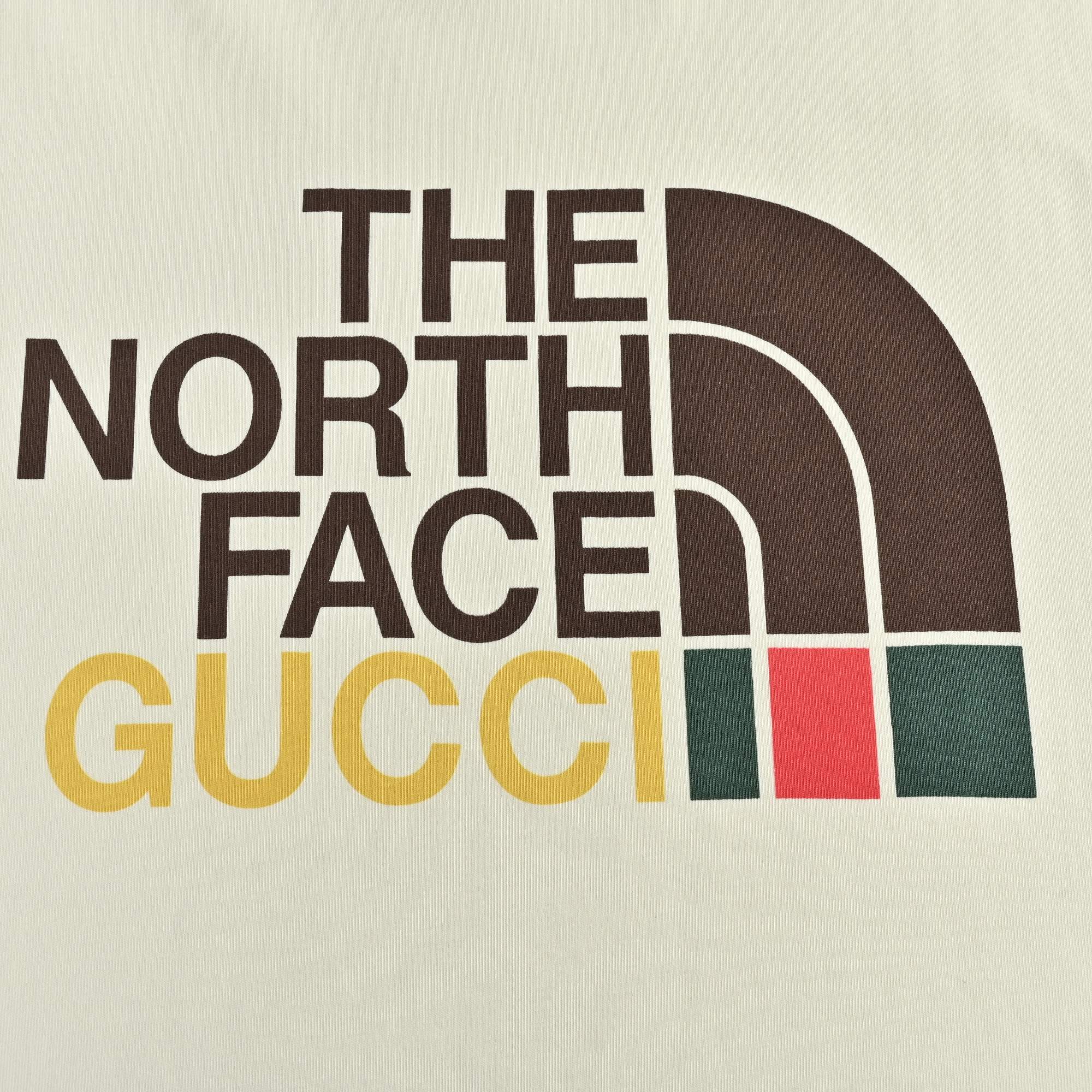 Gucci & The North Face co-branded logo short-sleeve