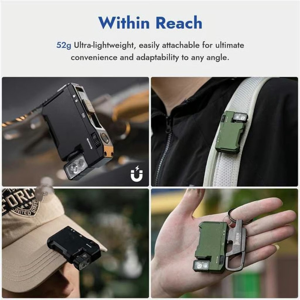🔥Last Day 50% OFF -✨ WUBEN G5 EDC Flashlight 400 Lumens - RGB Light🔦