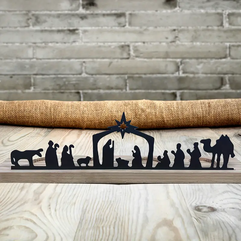 ON SALE🔥Christmas Nativity Advent Candle Holder