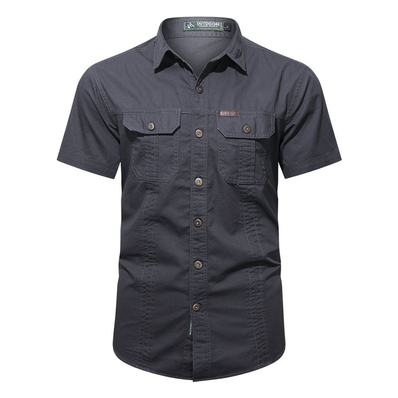 Men's Outdoor Tactical Workwear Short Sleeve Shirt