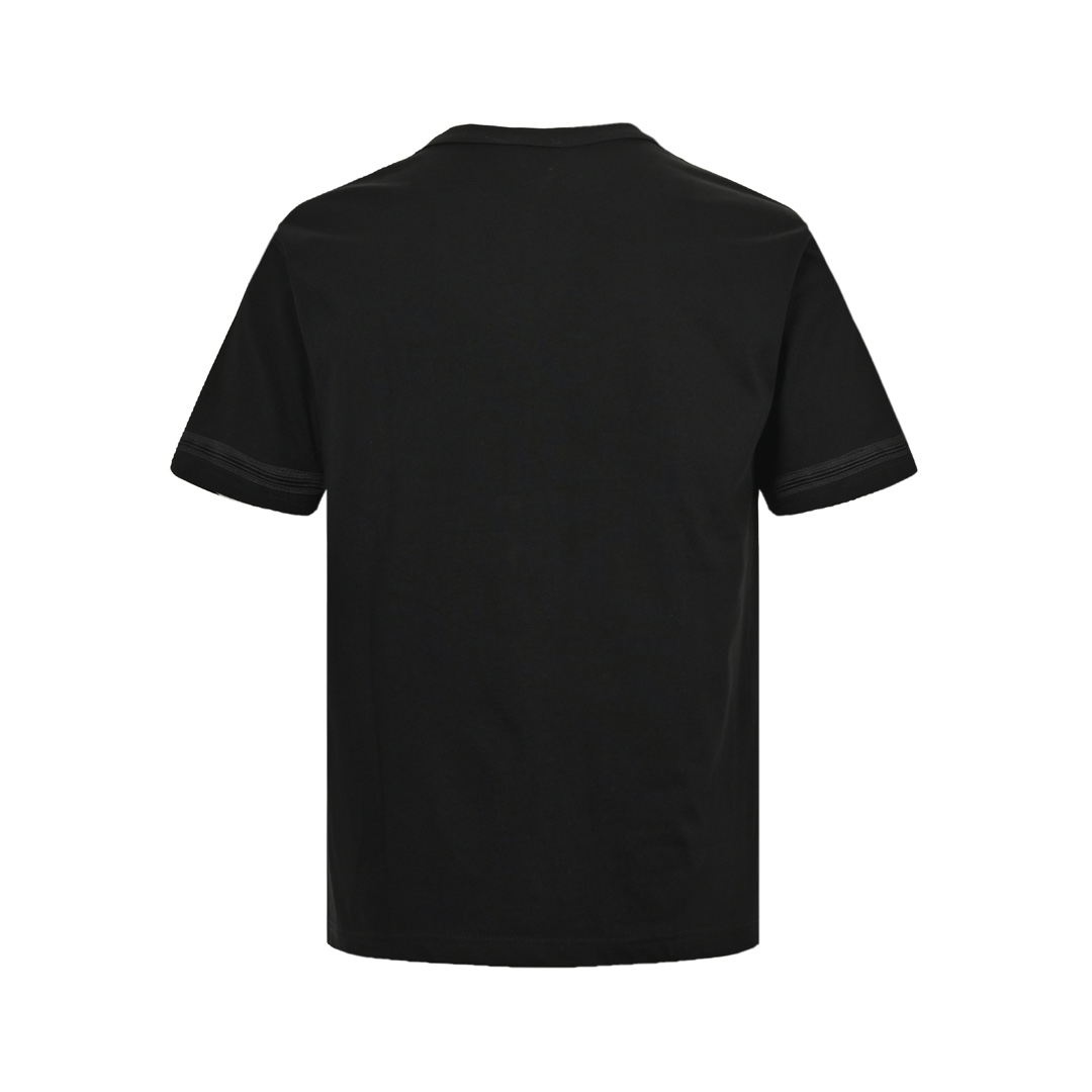 Dior & Stone Island joint embroidered letter logo short sleeve