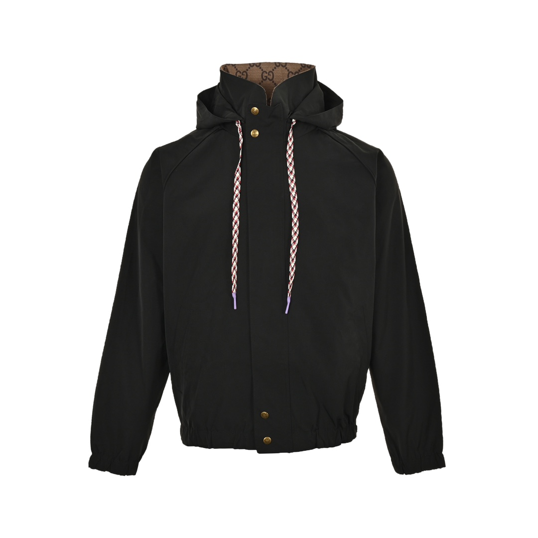 Gucci all-over jacquard double G canvas double-faced jacket