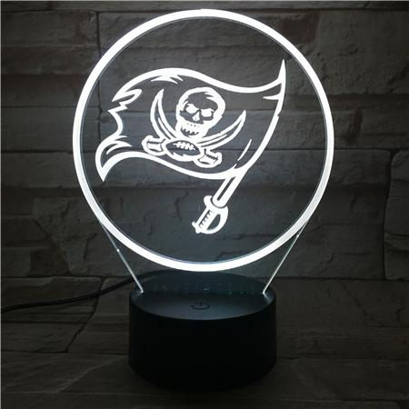 TAMPA BAY BUCCANEERS 3D LED LIGHT LAMP