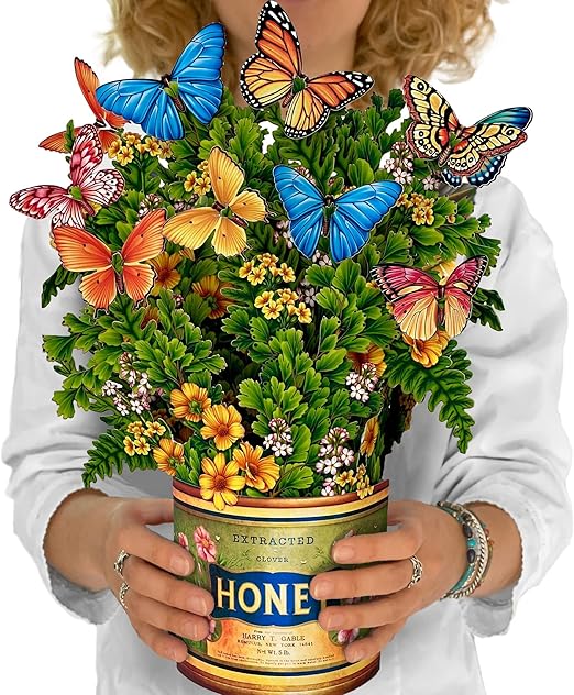 💐💐Vibrant 3D Bouquet - (Creative Holiday Blessing Gift Card)
