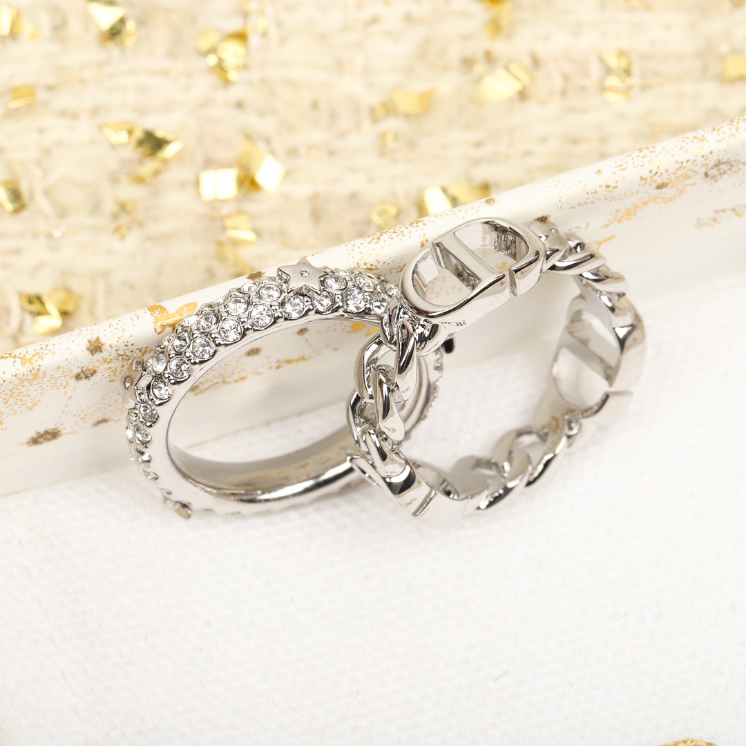Dior two piece ring set