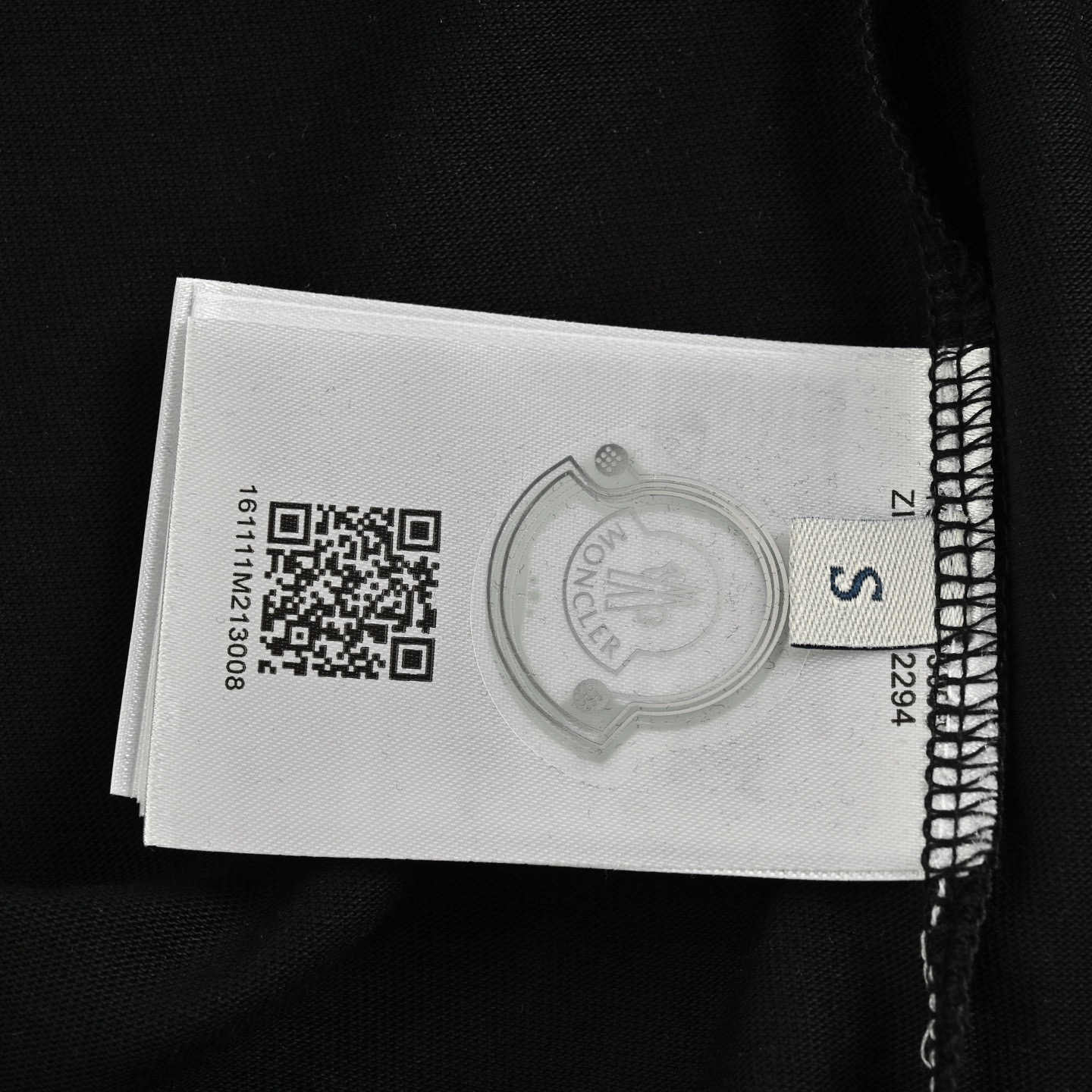 Moncler 25ss flocked logo laser printed short-sleeved shirt