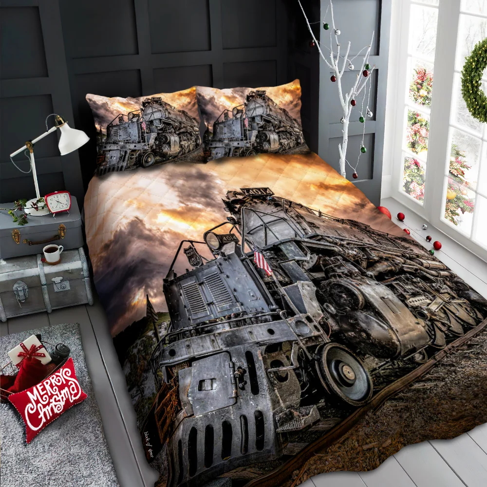Old Railroad Quilt Bed Set