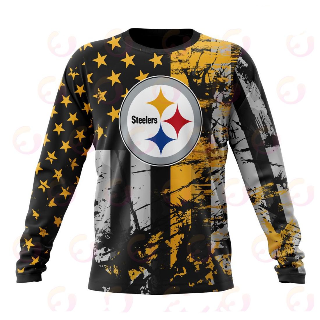 PITTSBURGH STEELERS 3D HOODIE JERSEY FOR AMERICA