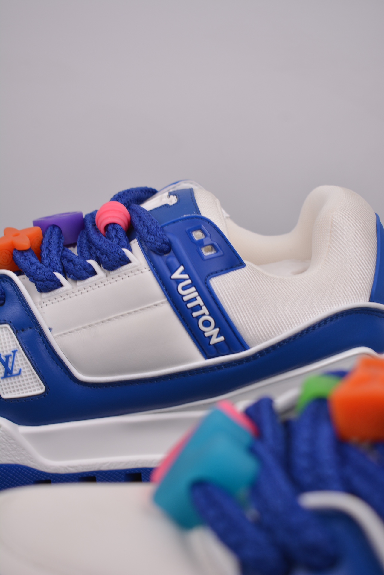 Louis Vuitton Trainer Maxi Low Sneaker Blue White