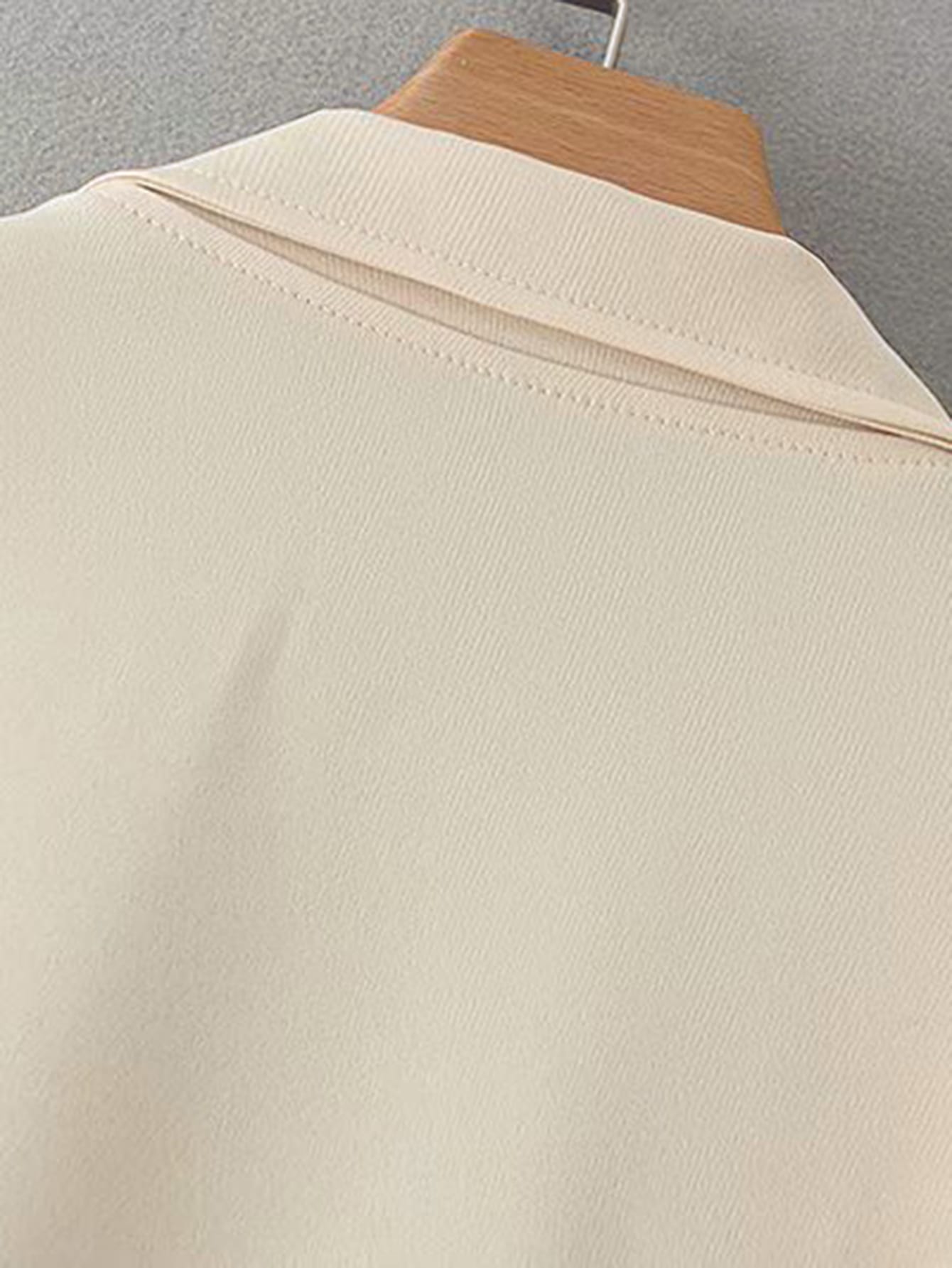 Open Front Roll Up Sleeve Outerwear