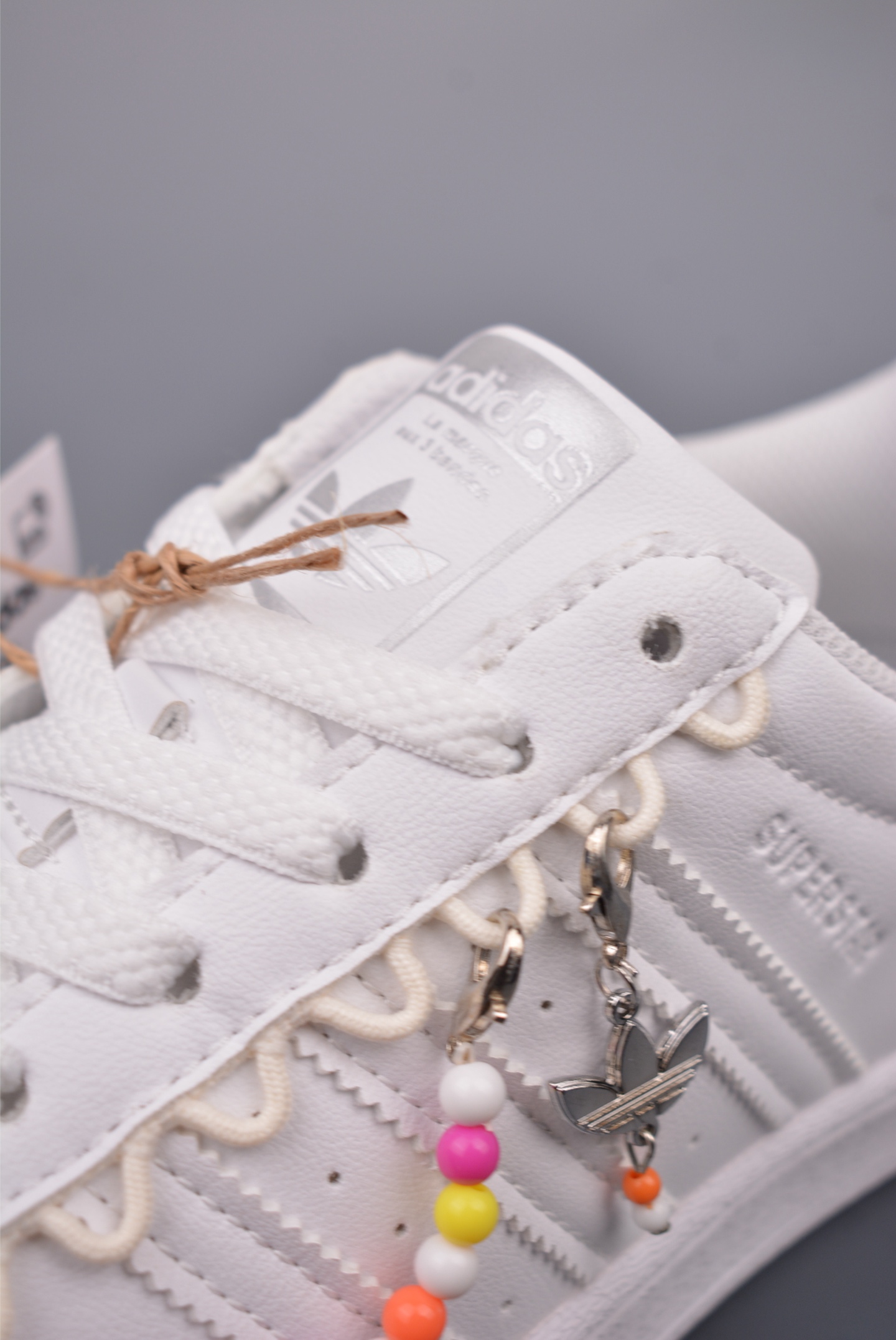 Adidas Originals Superstar Whit Black Beaded HP7828