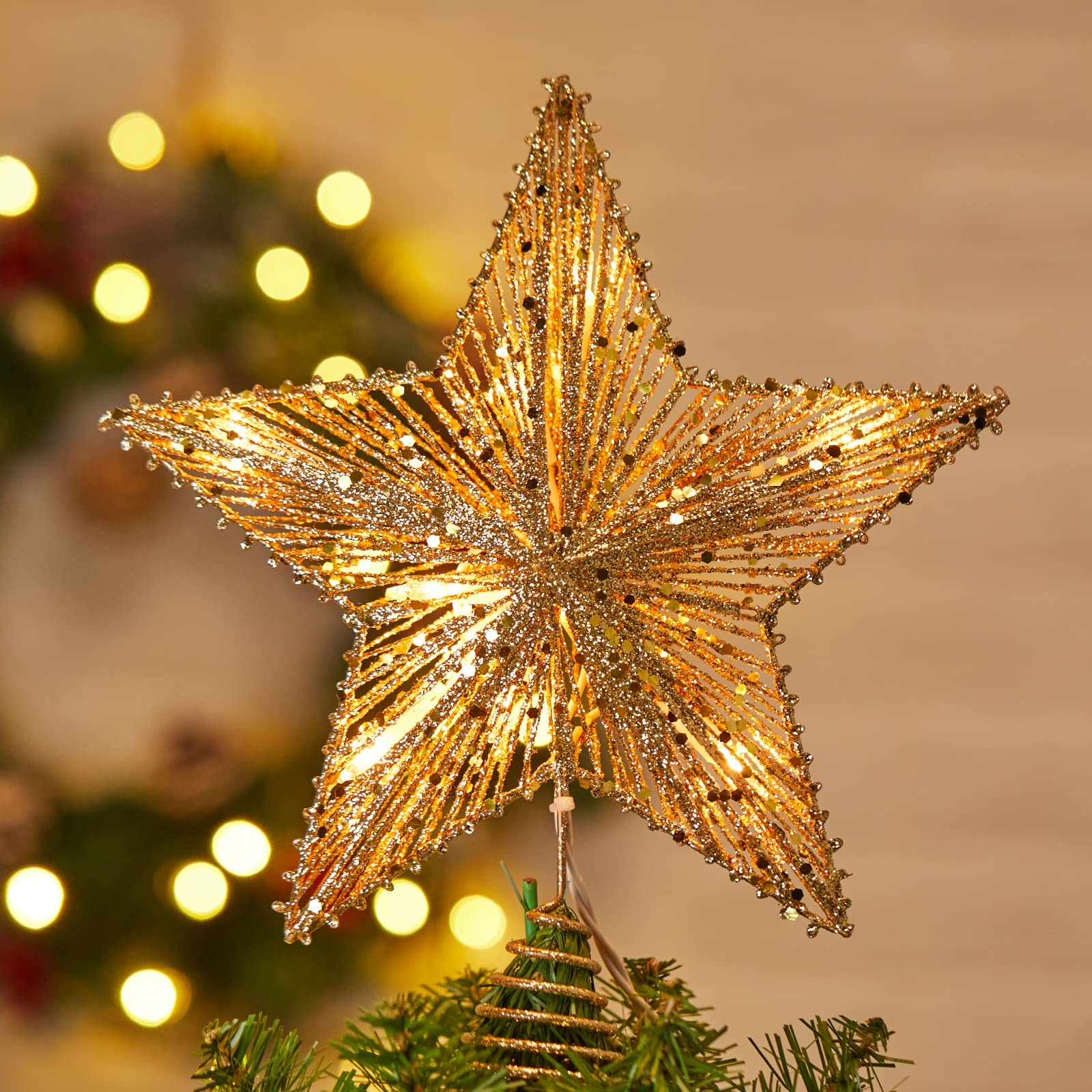 🎄Early Christmas Sale 49% OFF🎄Christmas Tree Topper Star Lights