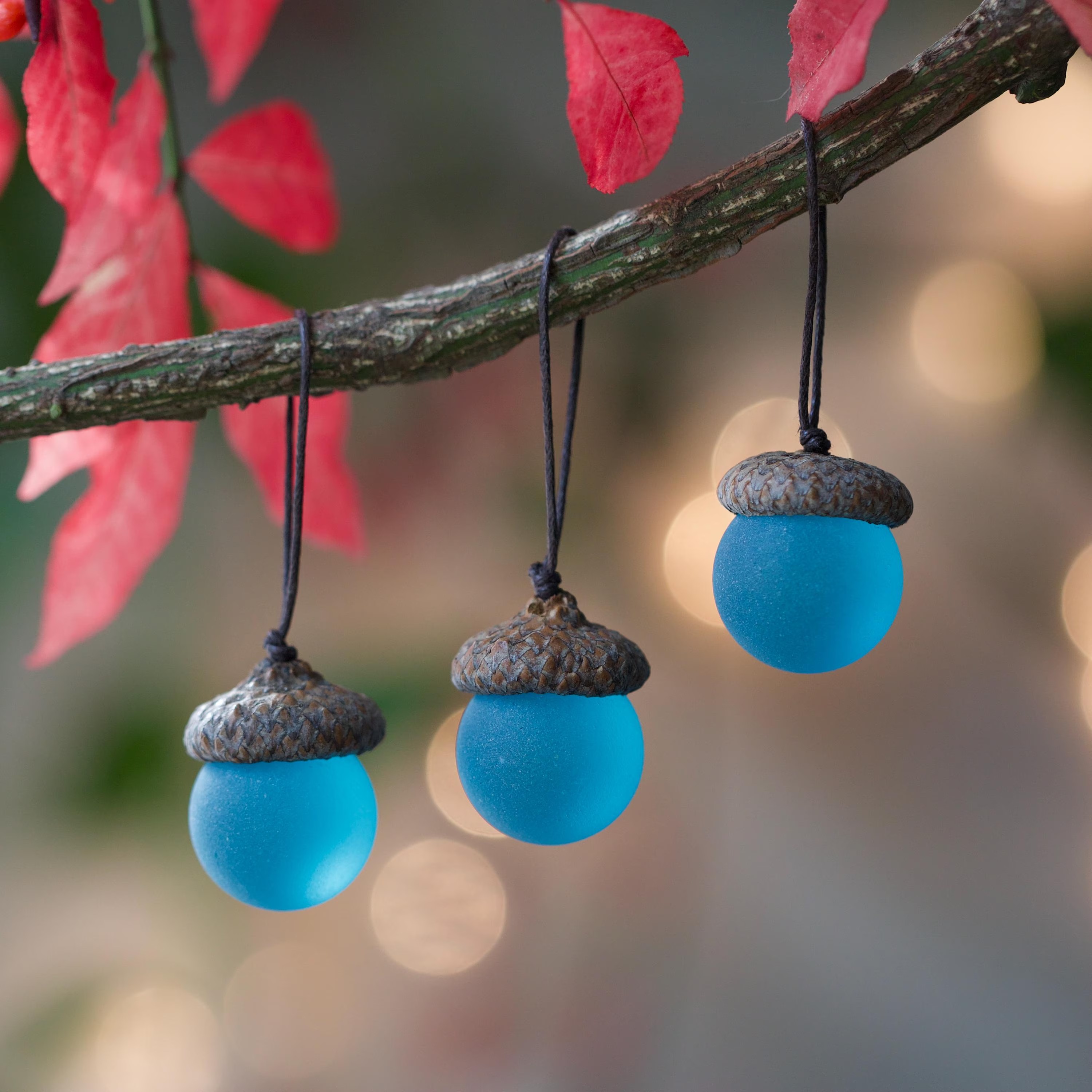 Handmade Sea Glass Acorn Ornaments – A Little Treasure from Nature & the Sea