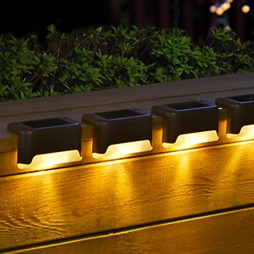 Solar Deck Lights, Automatically ON/OFF💡