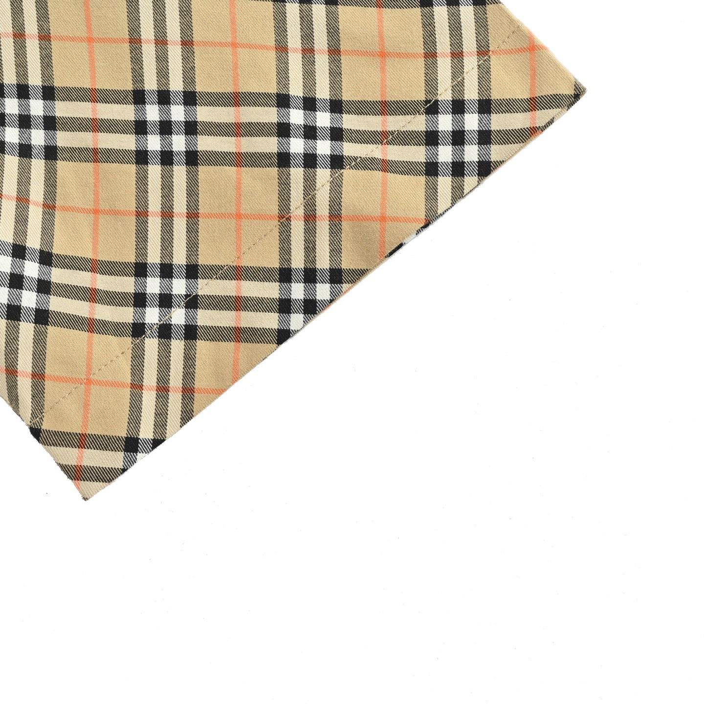 Burberry 25ss shield embroidered diagonal check short-sleeved shirt