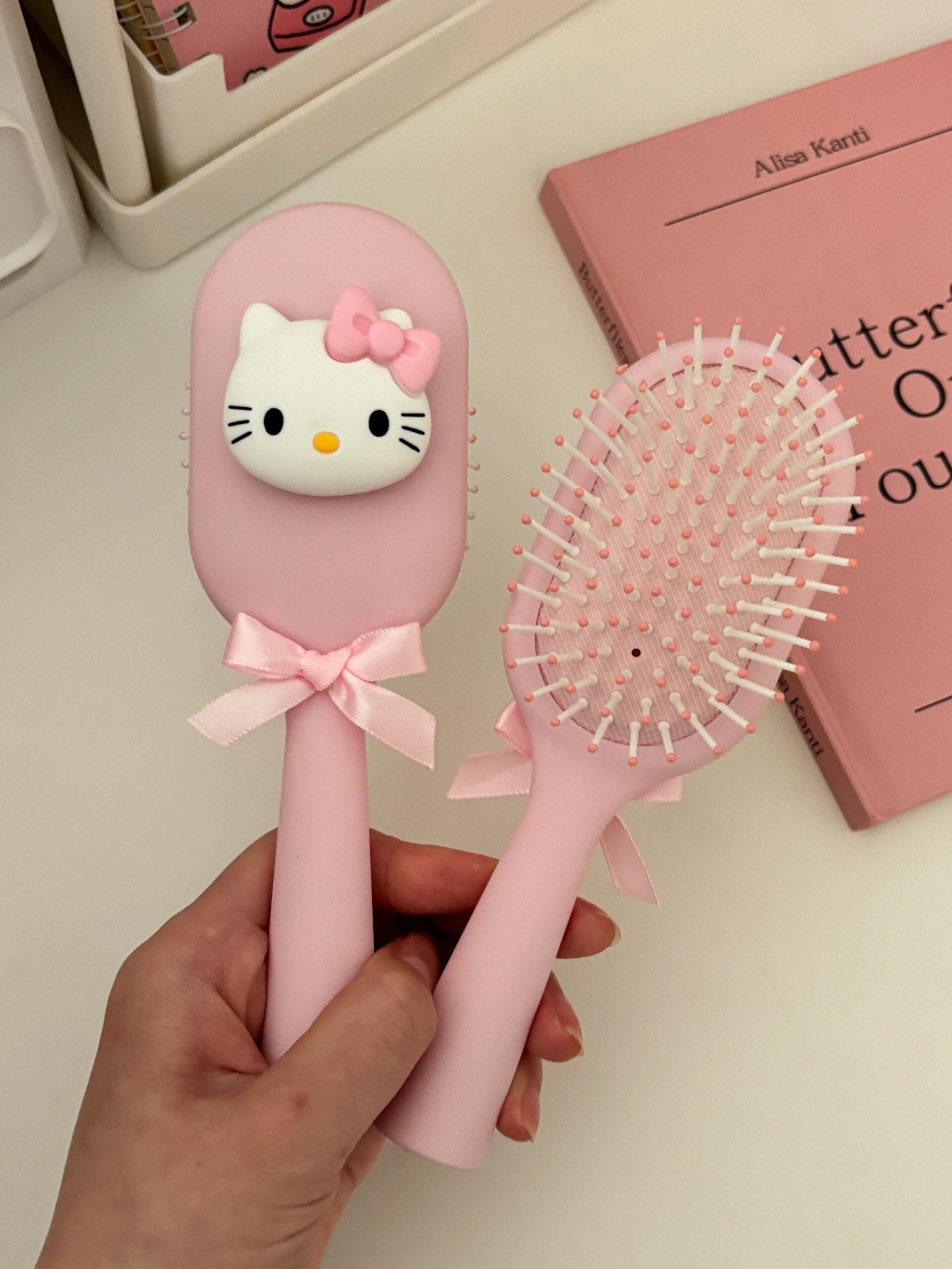 Hellokitty Pink Cute Hair Brush Comb