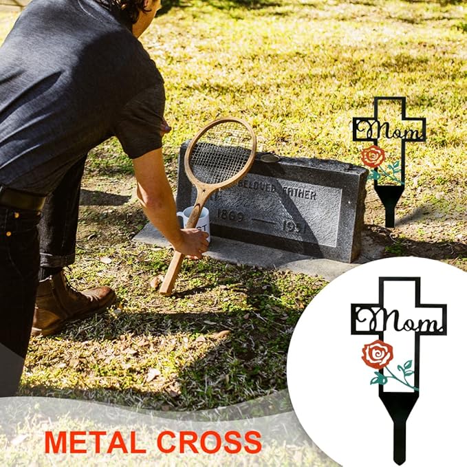 ✝️🙏Metal Cemetery Memorial Stake🔥Buy 2+ Get 10% OFF & FREE SHIPPING