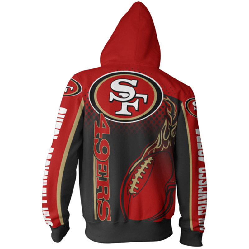 SAN FRANCISCO 49ERS 3D HOODIE SSFF49011