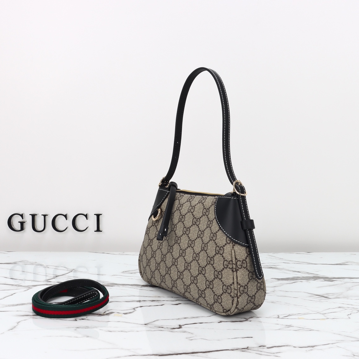 Gucci GG Emblem small shoulder bag 815218 FAEAA 9765