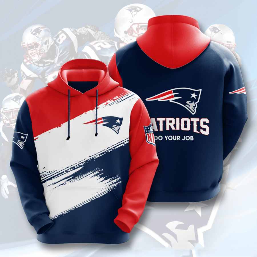 NEW ENGLAND PATRIOTS 3D HOODIE LRP2102