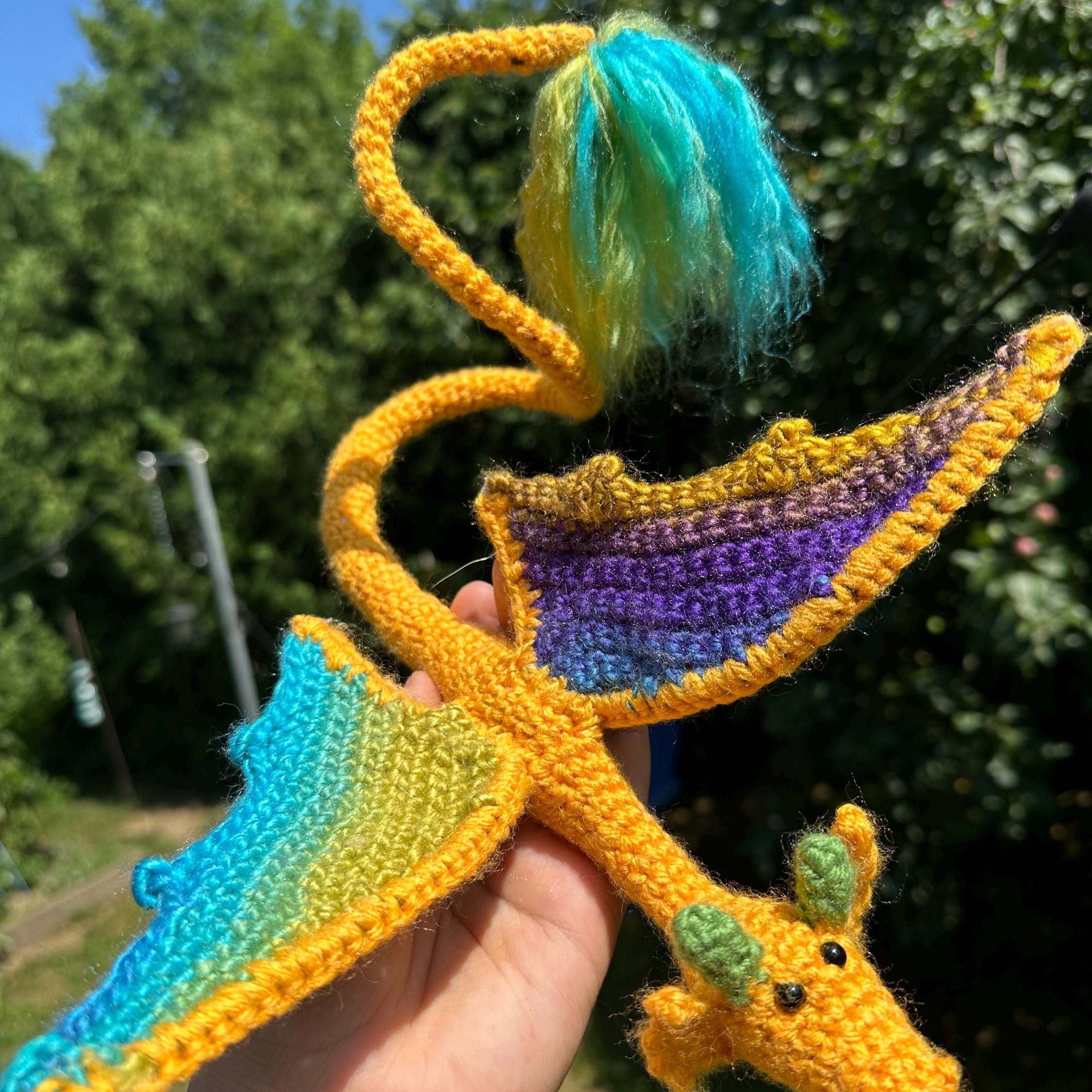 💗🎁 Mother's Day Gift 🐉 Crochet Wearable Wrap Dragon