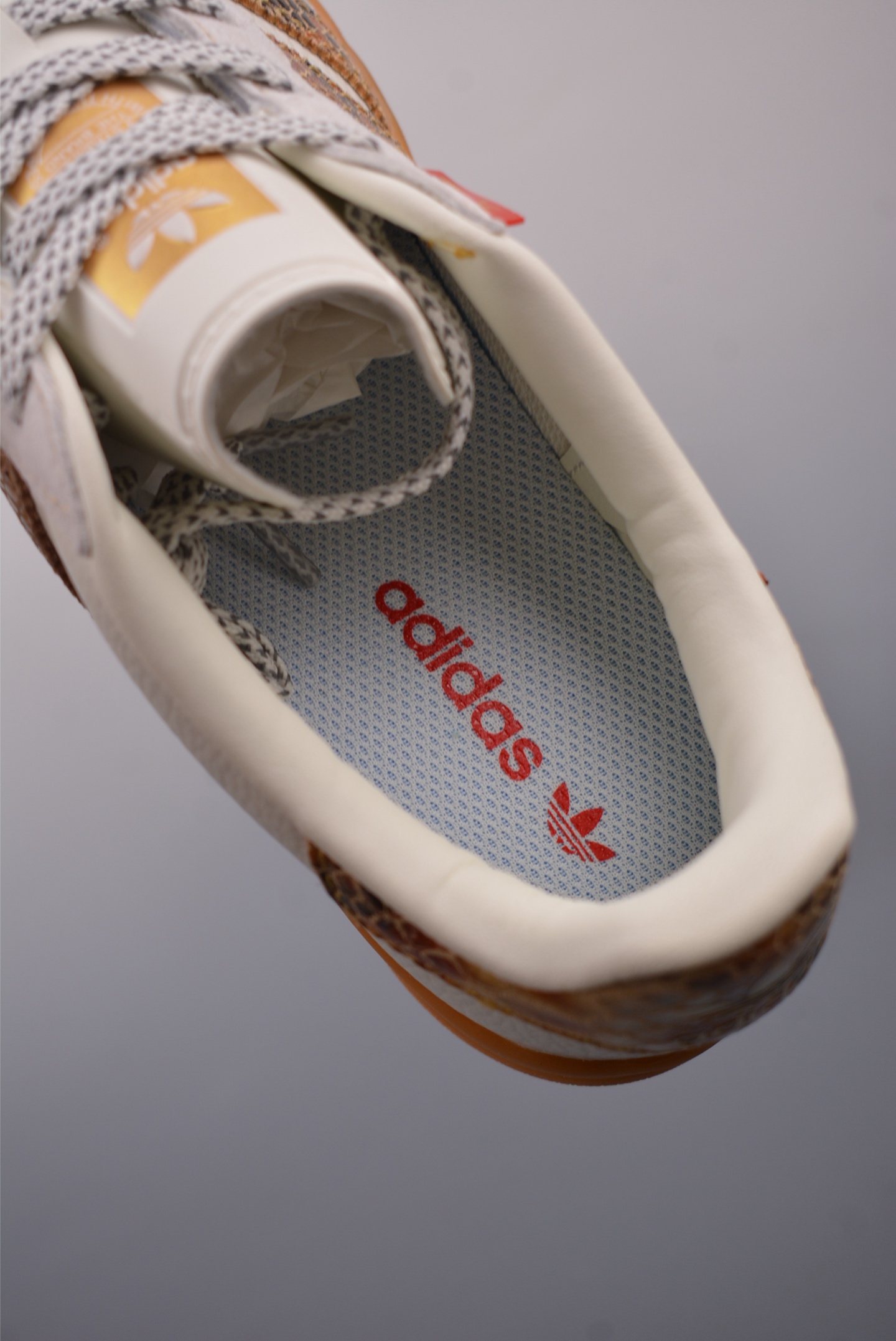 The North Face x Adidas Originals Samba OG Off-White Python Print JR1256