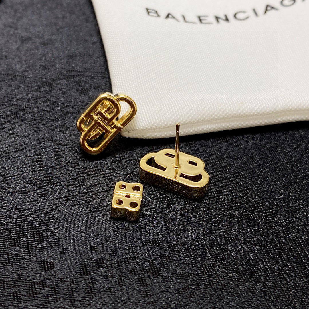 Balenciaga new BB small earrings