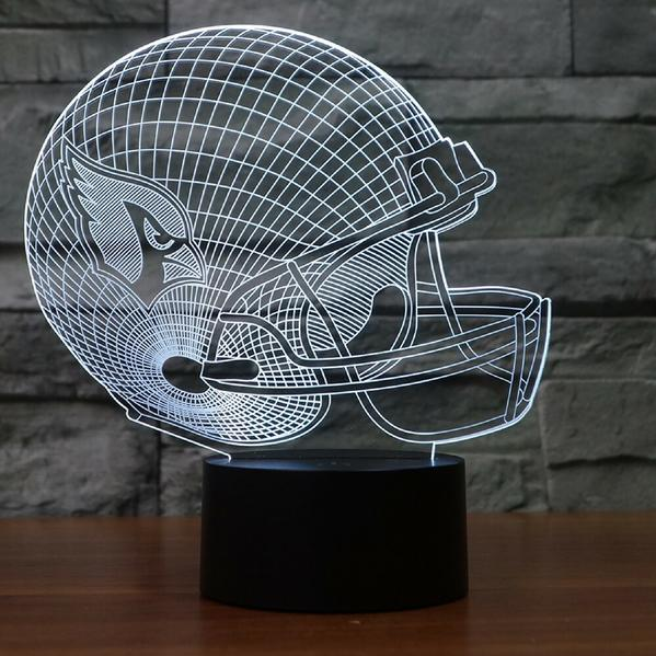 ARIZONA CARDINALS 3D LED LIGHT LAMP