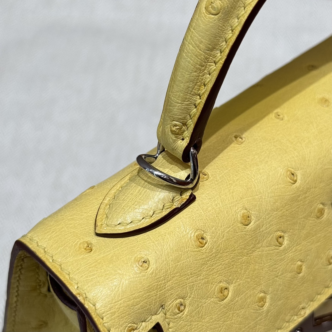 Hermes mini kelly2 9RLime handbag (handmade to order)