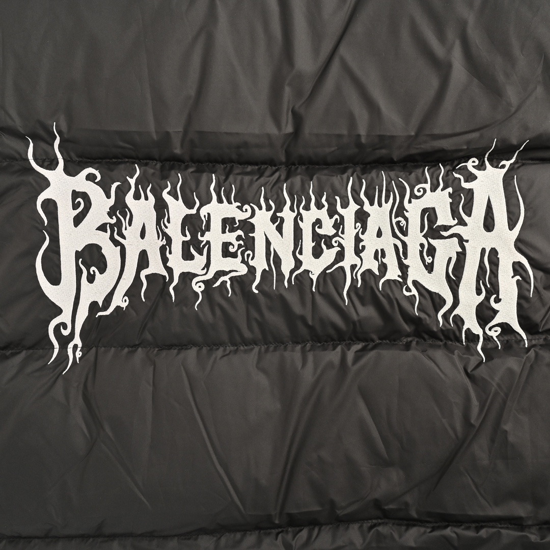 Balenciaga 24Fw flame back down vest