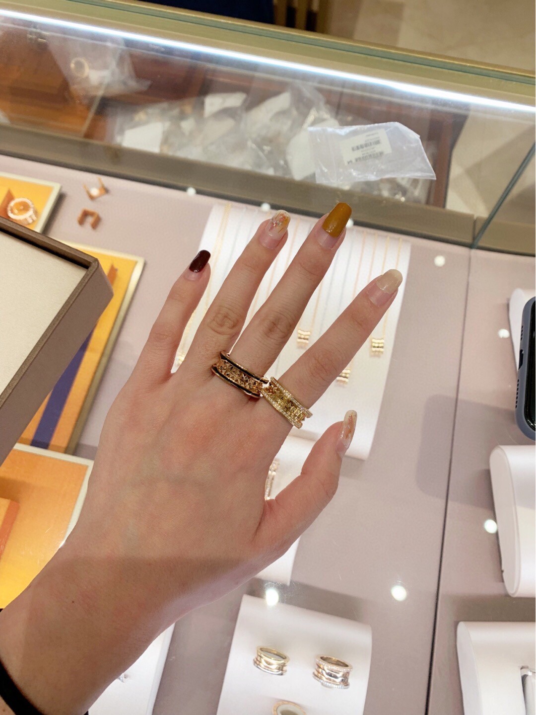 Bulgari Black Ceramic Narrow Ring