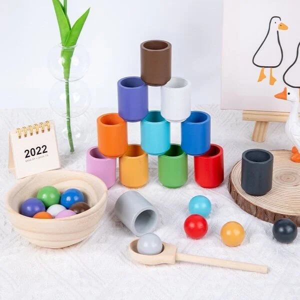 🔥🔥🔥Children's early education educational color recognition classification cup---win at the starting line