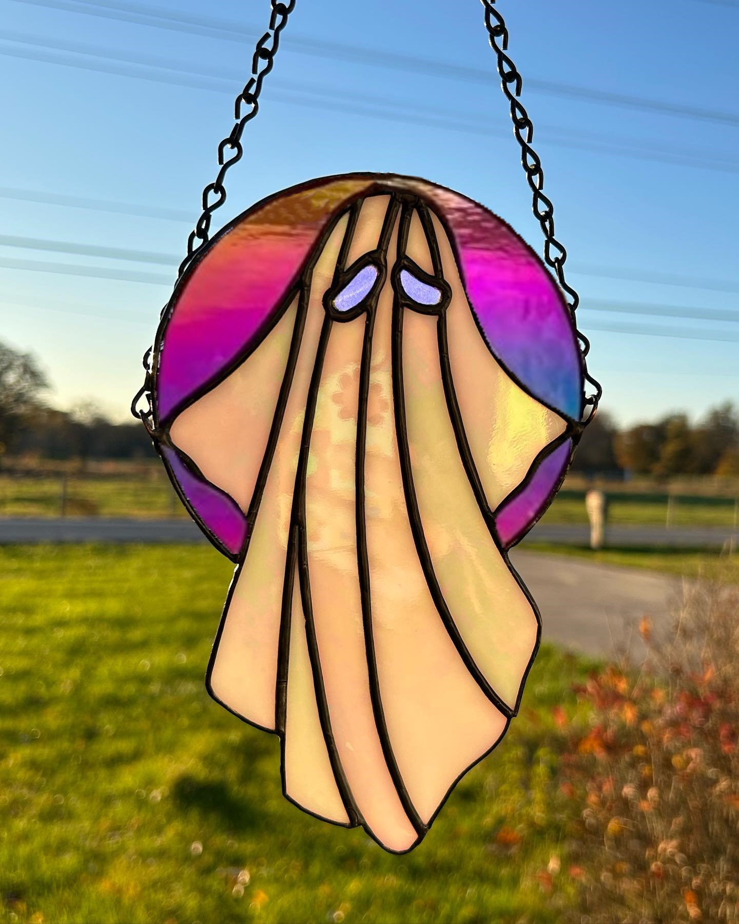 2024 Handmade Ghost Suncatcher ✨🔥👻