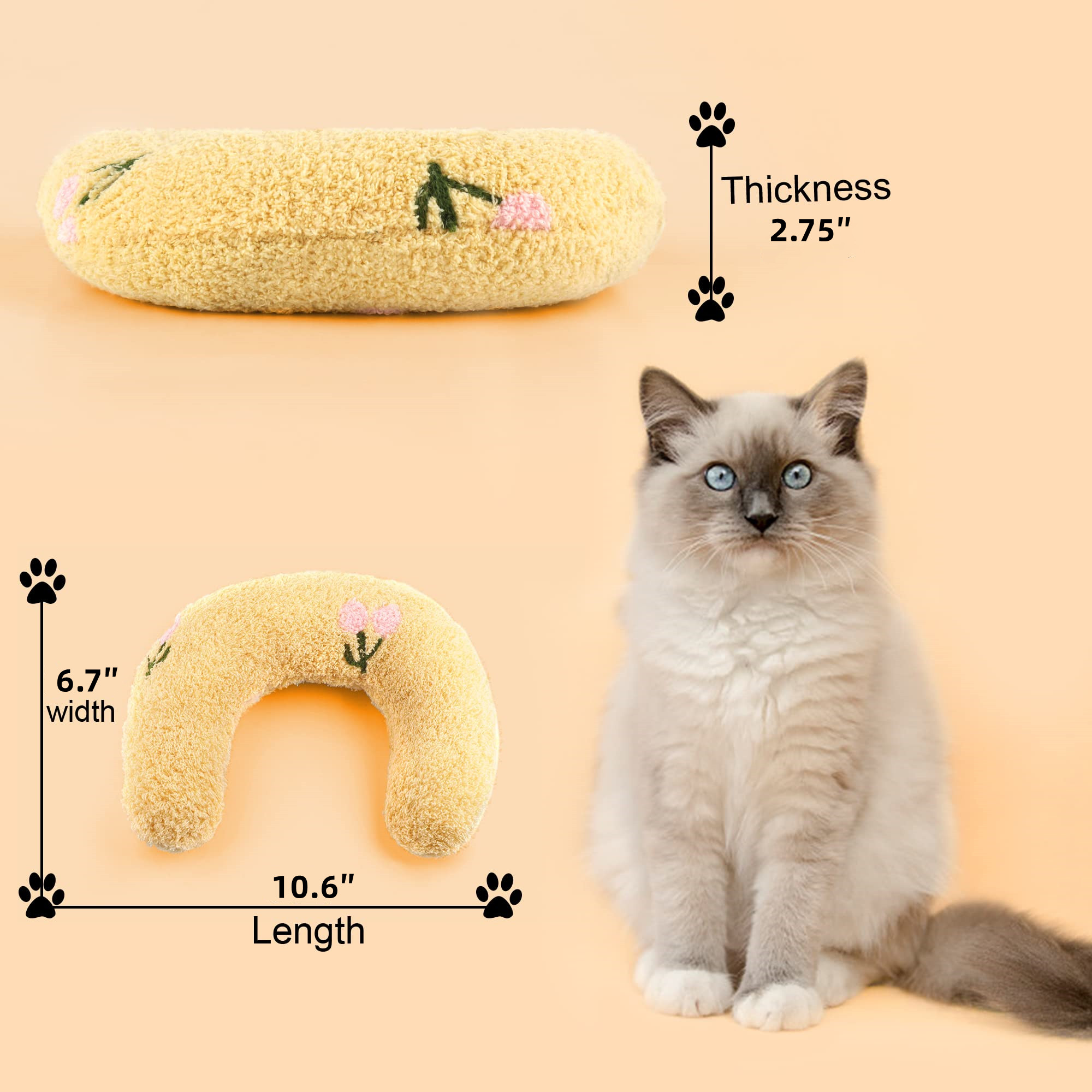 Cat Lovely Cozy Pillow--BUY 3 GET 2 FREE & FREE SHIPPING