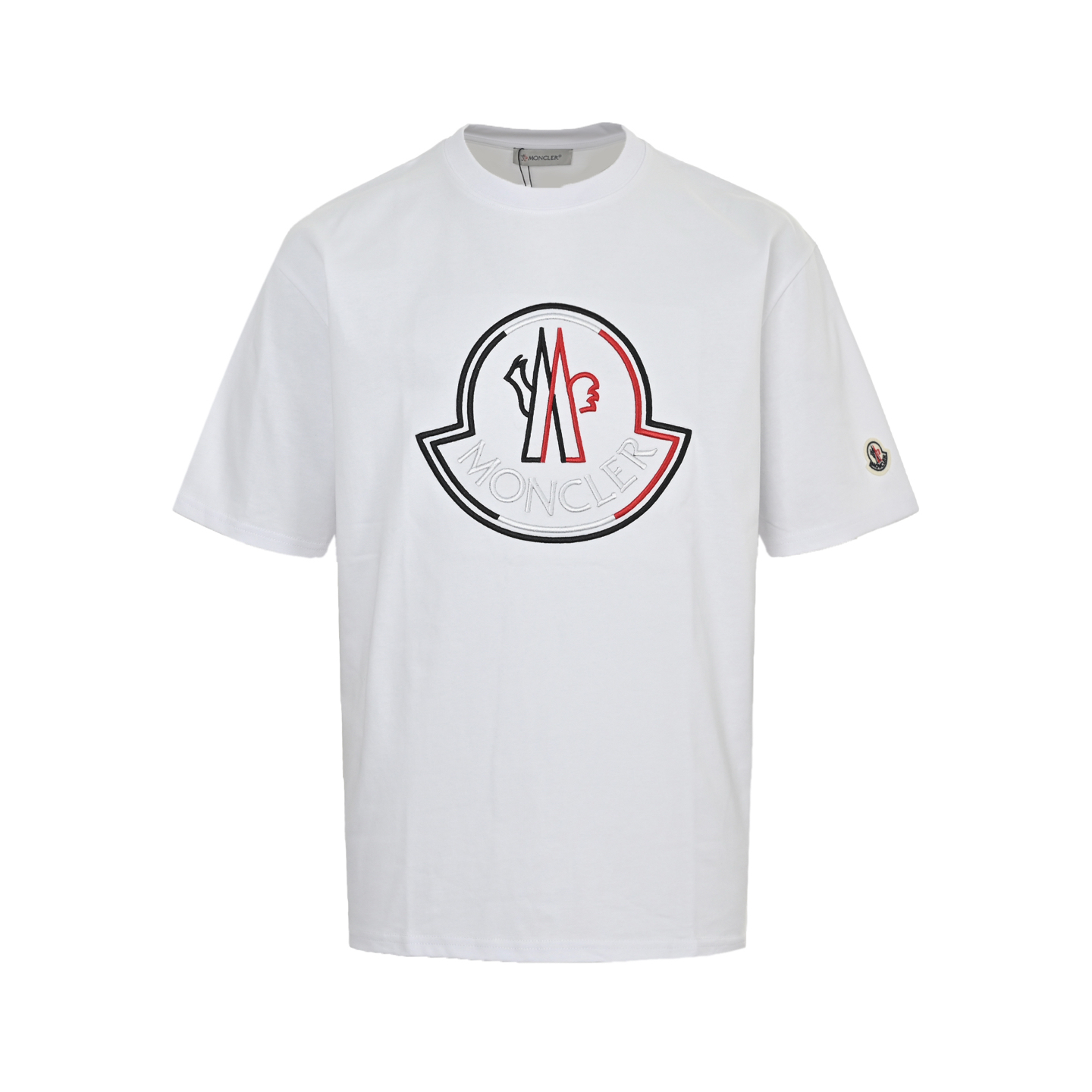 Moncler 25ss embroidered large logo short sleeve